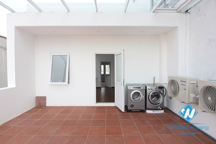Beautiful large-sized house for rent on Dang Thai Mai, Tay Ho, Hanoi